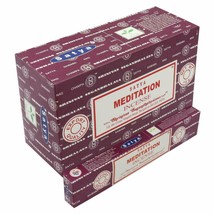 Satya Meditation Incense Sticks Natural Rolled Masala Fragrances Agarbatti 180g - £16.85 GBP