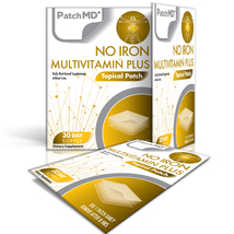  NO IRON Multivitamin Plus Topical Patch 30 Day Supply - No Iron Multi patch - $14.00