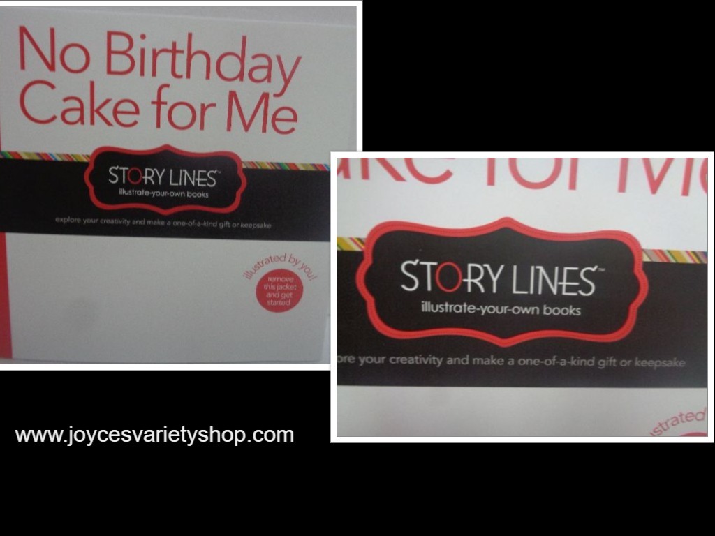 Primary image for NO BIRTHDAY CAKE FOR ME Illustrate Your Own Book Story Lines BRAND NEW