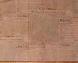 Cotton Patriotic Declaration of Independence American Fabric Print BTY D... - $12.49