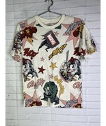 Marvel Comics Avengers All Over Print Tee T-Shirt Short Sleeve Youth Boy... - £10.86 GBP
