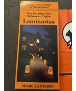 Vintage Magic Lanterns Luminarias Black Cat Candle Path Bags 6 Count Hal... - $12.59