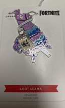 Hallmark Fortnite Christmas Loot Llama Christmas Ornament Holiday Trinket - £7.75 GBP