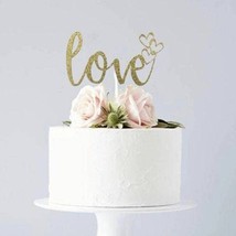 LOVE Wedding Cake Topper || Personalized Topper | Custom Cake Topper - £5.49 GBP