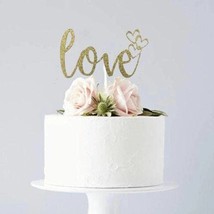 LOVE Wedding Cake Topper || Personalized Topper | Custom Cake Topper - £5.49 GBP