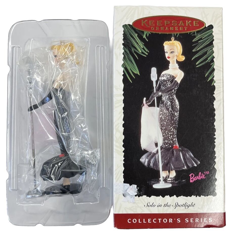 Hallmark Keepsake Ornament Barbie Solo in the Spotlight Collector's Series 1995 - $6.43