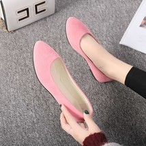 Shoes trend simple sweet classic candy colors new autumn summer casual flock flats boat thumb200