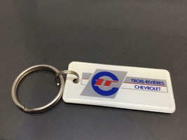 New Vintage Promo Keyring TROIS-RIVIERES CHEVROLET Keychain Ancien Porte... - £9.20 GBP