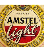 Amsterdam Light Vintage Holland Lager Coaster Cardboard Brewery Collecti... - €17,16 EUR
