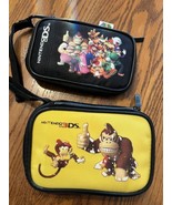 Super Mario Bros. Nintendo DS Travel Carry Case Holder donkey kong lot - $26.78 CAD