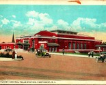 Antique Autos Central Falls Station Pawtucket RI Rhode Island UNP WB Pos... - $9.85