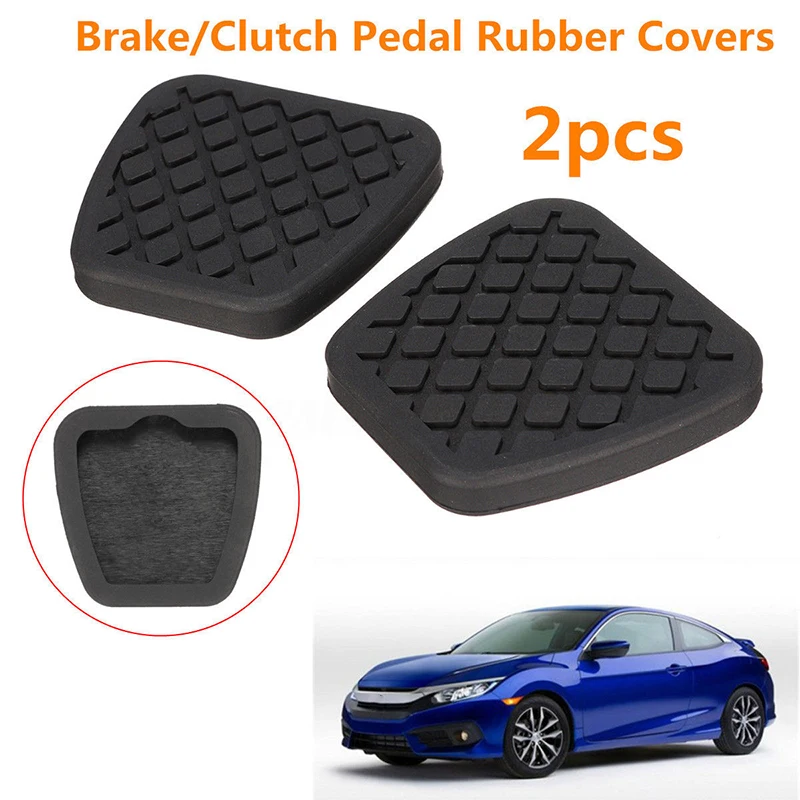 Brake Clutch Pedal Pad Rubber Cover Set For Honda Civic Accord CR-V Acur... - £12.01 GBP