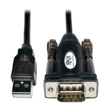 Tripp Lite 5ft USB to Serial Adapter Cable (USB-A to DB9 M/M)(U209-000-R) - £20.44 GBP
