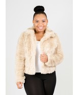 Chic Ladies Faux Fur Short Jacket, Work or Play, Black, Cream,  Angeleno... - £35.39 GBP