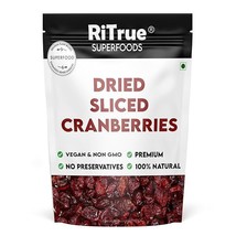 Organic Unsweetened Cranberries Dry Fruits Dried Sliced Cranberry 500 Gm - £18.10 GBP+