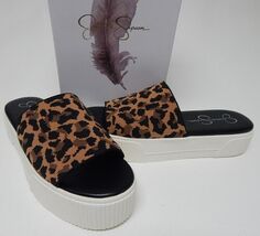 Jessica Simpson Ezira Size US 8.5 M EU 39 Women&#39;s Slide Platform Sandals... - $41.83 CAD