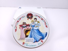 2000 Disney Cinderella &amp; Prince Charming 50th Anniversary Christmas Plate - £14.17 GBP