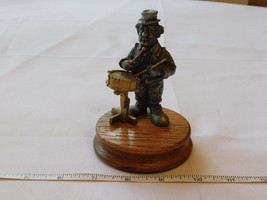 Hobo Band Collection by Ron Lee Fine Pewter Drummer Drum 3&quot; X 4 1/2&quot; Tall ~ - $30.88
