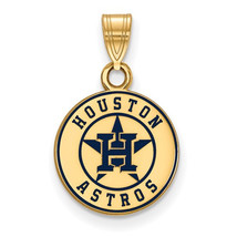 SS w/GP MLB  Houston Astros Small Enamel Alternate Logo Pendant - £54.94 GBP