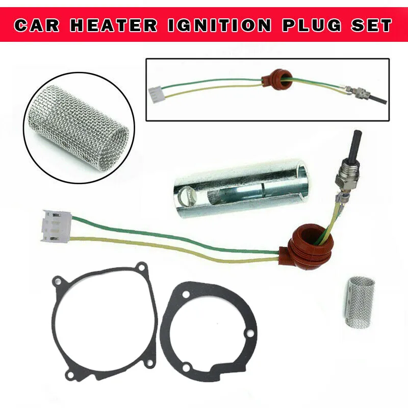 Car Air Diesel Gasket + Ceramic Glow Plug Kit for Webasto Eberspacher Heaters, - $27.37