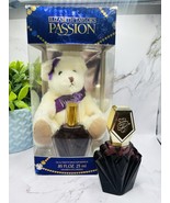New Elizabeth Taylor PASSION .85oz Perfume Teddy Bear Gift Set &amp; 1.5oz 8... - $24.36