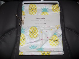 An item in the Baby category: S.L. Home Fashions Warm Nights Pineapple Print Baby Blanket NEW