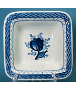 Royal Copenhagen Tranquebar Blue 3 Square Salad Bowls Denmark 1338 Latti... - $2,280.82 MXN