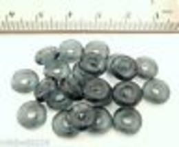 50 8 x 2.5 mm Czech Glass Donut Beads: Montana Blue - £2.07 GBP