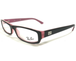 Ray-Ban Eyeglasses Frames RB5127 2296 Dark Gray Pink Rectangular 50-16-135 - £59.62 GBP