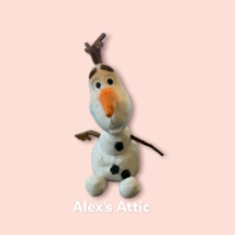 TY Disney Frozen Olaf Snowman Sparkles 6&quot; Beanie Plush 2015  - £3.95 GBP
