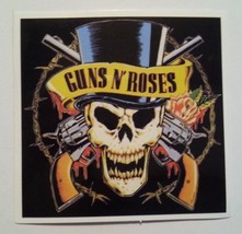 Guns &amp; Roses~Decal Sticker Adhesive Vinyl~2 3/4&quot; x 2 3/4&quot; Axl~Slash~Skull - £1.52 GBP