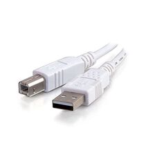 C2G 1m USB 2.0 A/B Cable - White  - $15.00