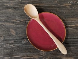 Handcrafted maple wooden cooking spoon Stirring spoon - £30.56 GBP