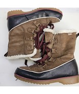 Apres by Lamo Brown Faux Leather Suede &amp; Fur Lined Boots Women&#39;s Size 9 - €20,02 EUR
