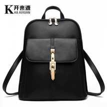 100% leather Women backpack 2022 New wave of female students backpack spring and - £39.45 GBP