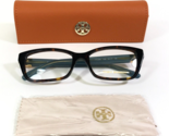 Tory Burch Eyeglasses Frames TY2049 1359 Tortoise Blue Rectangular 53-17... - $79.26