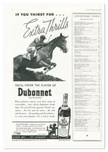 Print Ad Dubonnet Wine A.M. Cassandre Vintage 1937 3/4-Page Advertisement - £7.72 GBP