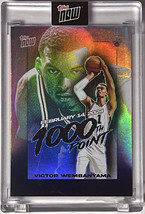 Victor Wembanyama 2023-24 Topps Now 1000th Point Rookie Card (RC) #VW-1 (San Ant - £54.25 GBP