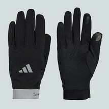 adidas CLIMAWARM Run Gloves Men&#39;s Sportswear Training Gloves Black NWT J... - $49.90