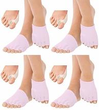 MojaSports Gel-Lined Toe Alignment Comfy Socks (4 Pair Socks &amp; Big Toe Protector - £47.62 GBP