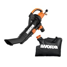 WORX 12 Amp Trivac 3-in-1 Electric Leaf Blower/Mulcher/Vacuum WG509 Meta... - $7,697.01 MXN