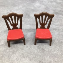 2 Playmobil Victorian Mansion Dining Room Replacement Chairs - $5.87