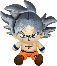 Dragon Ball Super Goku Ultra Instinct 10&quot; Sitting Plush Doll Anime Licensed NEW - £12.66 GBP