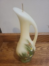 Vintage Chandelier Painted Pitcher Shaped Candle, Gatlinburg TN, New Old Stock, - £10.32 GBP