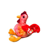 Ty Beanie Baby Vintage 1996 Strut The Rooster Plush Toy With 5 Errors NWT - £31.65 GBP