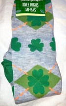 Shamrock St. Patrick&#39;s Day Knee Socks St. Patrick&#39;s Day Size 5-9 - £10.68 GBP
