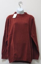 A New Day Women&#39;s Slouchy Mock Turtleneck Sweater Rust Red Medium NWT - $14.00