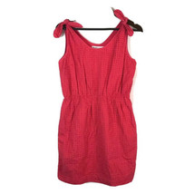 BCBGeneration Womens Medium Coral Orange 100% Cotton Cut Out Fabric A-Line Dress - £15.33 GBP