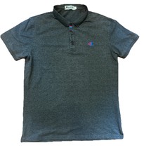Champion Men’s Polo Shirt Size XL Charcoal Gray Short Sleeve Logo Embroi... - $332.68 MXN