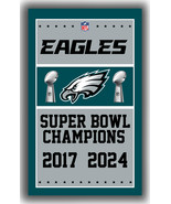 Philadelphia EAGLES Football Team Champions Flag 90x150cm 3x5ft Fan Supe... - €13,07 EUR